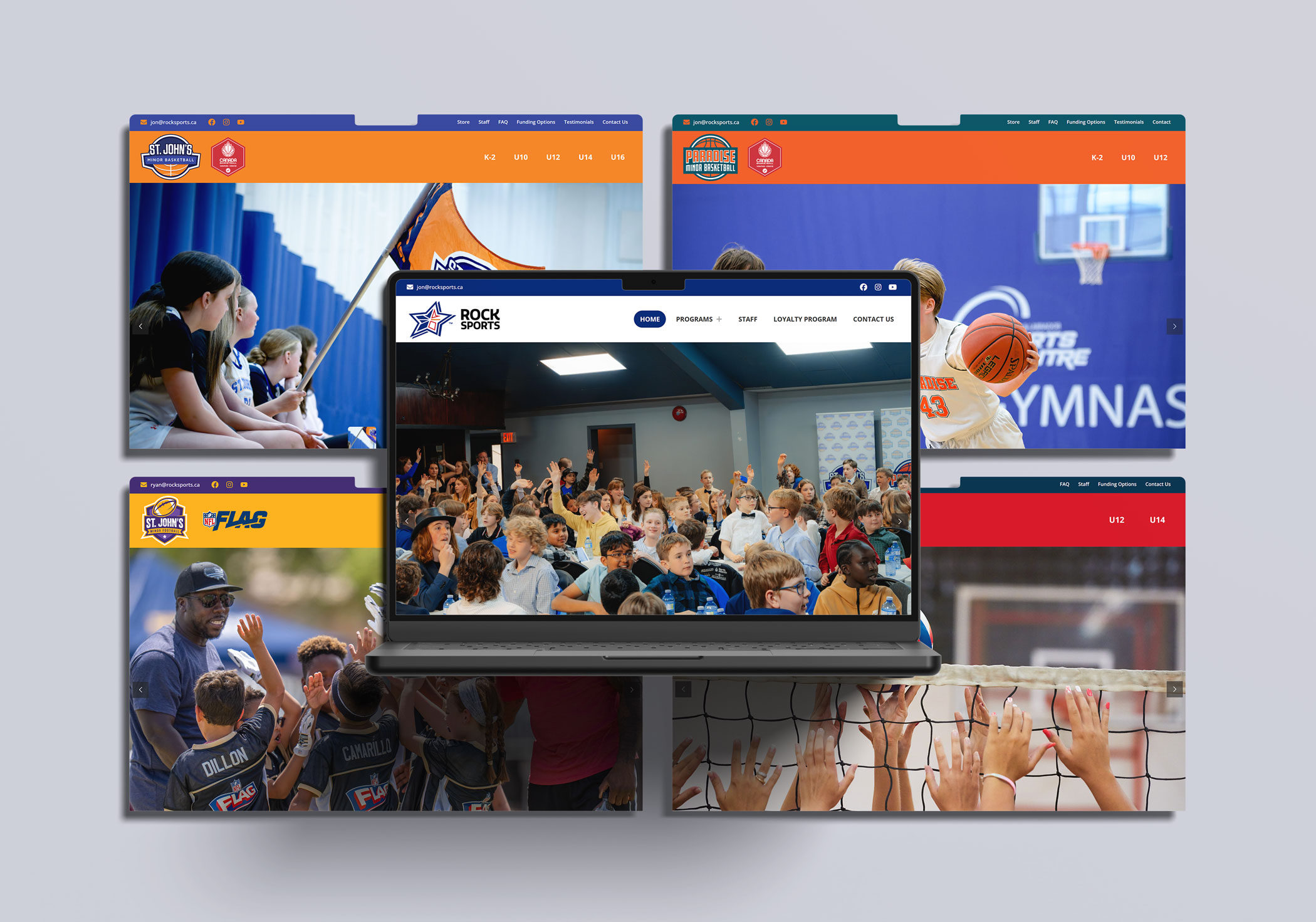 Rock Sports - Website Design