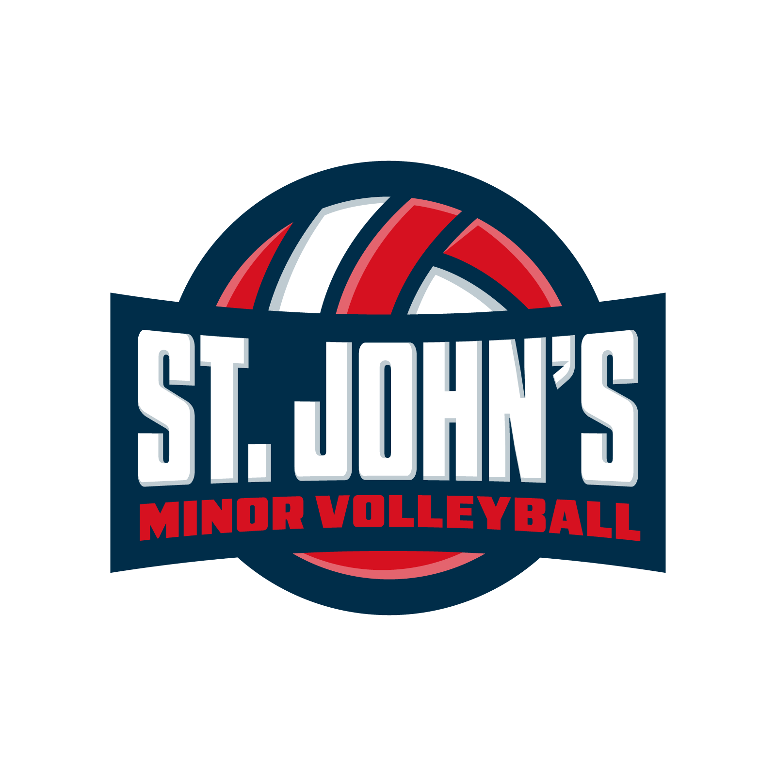 St. John's Minor Volleyball Logo